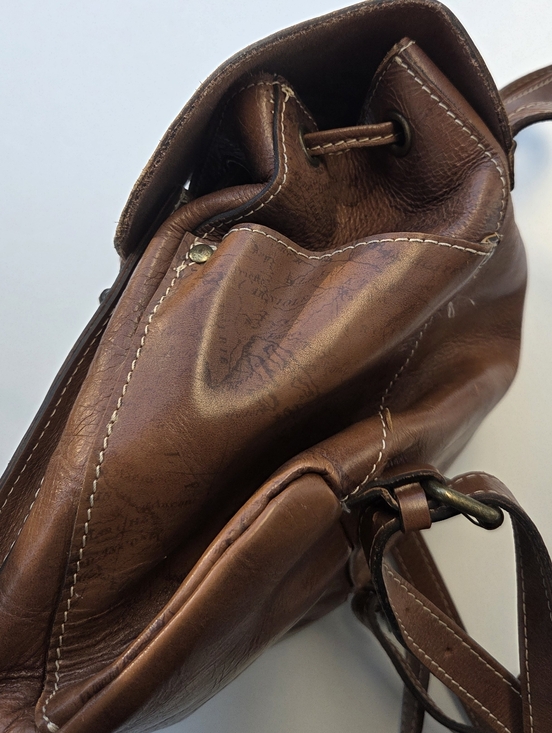 Patricia Nash leather Aberdeen Map Embossed collection backpack main image 11
